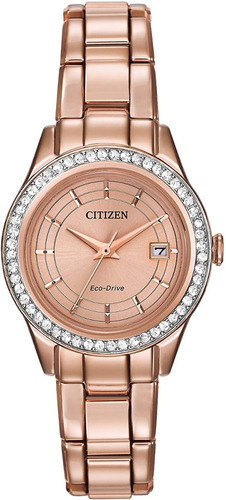 Fe1123-51q Reloj Citizen Eco Drive Sphere Dama Rosado