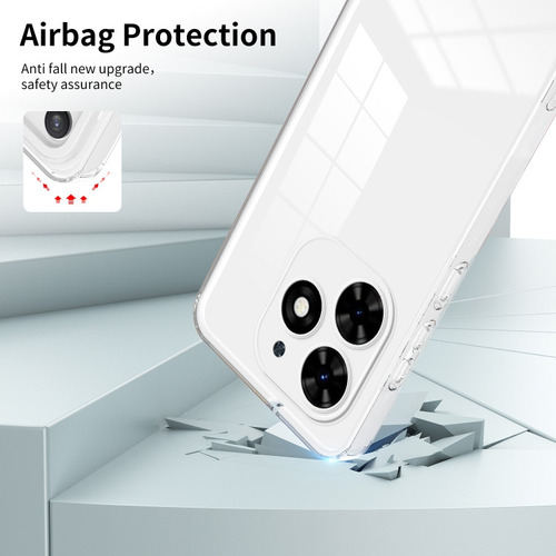 Funda Tpu + Pc Para Tecno Spark 20 Pro+ Para Tecno Spark Go