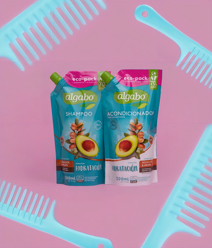 Shampoo Aguacate Y Argán Hidratación Dp X 930ml Algabo