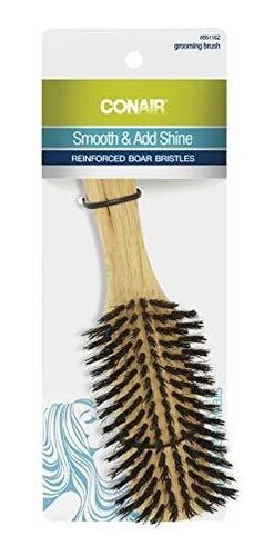 Cepillo Conair Wood Flair Con Cerdas Mixtas De Jabalí (paque