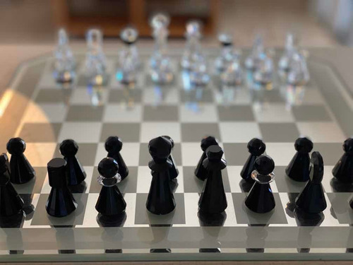 Swarovski Chess Set - Limited Edition - Silver Crystal