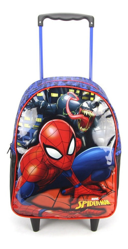 Imagem 7 de 10 de Mochila De Rodinha Homem Aranha Com Lancheira Xeryus 10670