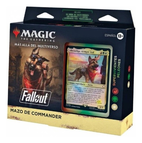 Magic Fallout Commander Deck Scrappy Survivors Español