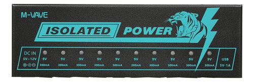 Guitarra Effect Maker Isolated Efector Power M-vave 10