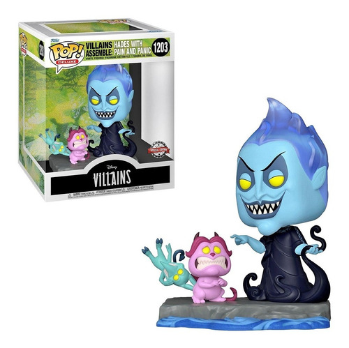 Funko Pop Disney Villains Hades With Pain And Panic Exc.