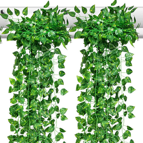 Imagen 1 de 9 de Jardin Vertical Enredadera Artificial X 2,10 Ms #90211