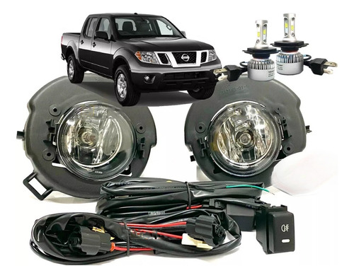 Kit Completo Neblineros Full Led Navara 2008 Al 2015 / Emark