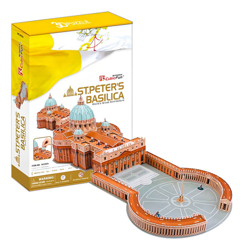 Cubic Fun Rompe 3d 67374 Basilica San Pedro Vaticano 68 Pzs
