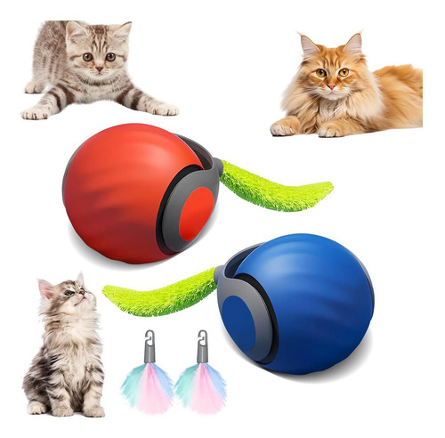 Juguete Interactivo Para Gatos Speedy Tail 2.0 Naranja Y