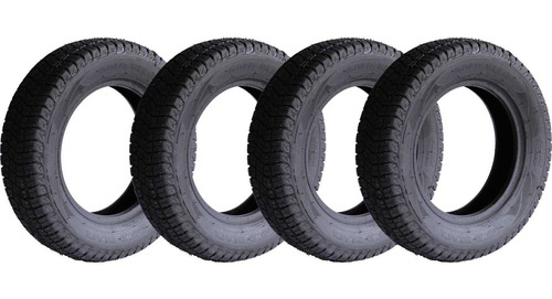 Kit 4 Pneu 175/70/14 Atr Remold C/ Borracha Vipal +4 Bico
