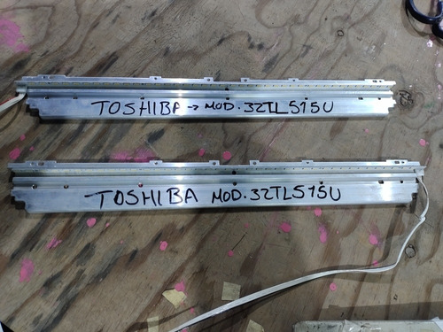 2 Tiras De 40 Leds Smd De Pantalla Toshiba Mod 32tl515u