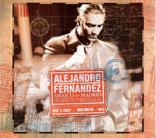 Alejandro Fernandez Mexico Madrid Directo Sin Escalas Cd Dvd Versión del álbum Edición limitada