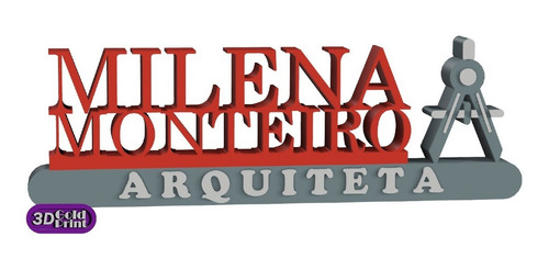 Enfeite Profissão Arquitetura Personalizado - Varias Cores