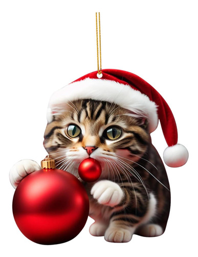 6 Adornos Festivos Para Árboles De Navidad - Juego 6 Piezas