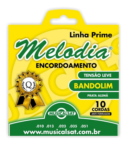 Imagem 1 de 1 de 2 Jogos Cordas Melodia Bandolim 10 Cordas