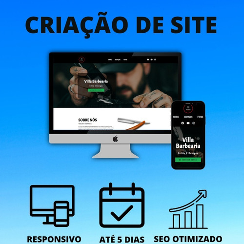 Criação De Site Institucional Responsivo Profissional