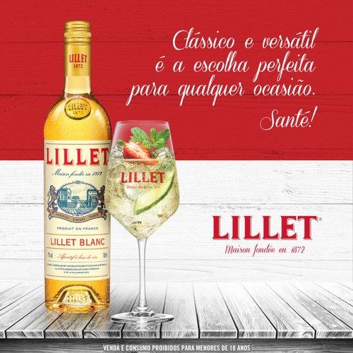 Imagem 4 de 7 de Aperitivo Francês Blanc 750ml Lillet