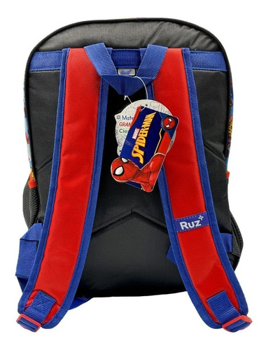 Mochila Primaria Marvel Spider Man 3d Ruz Original 156948