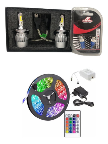 Kit Led + T10+ Tira Led  De Regalo 