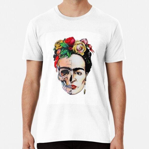 Remera Frida Kahlo Calavera Camiseta Clásica E Algodon Premi