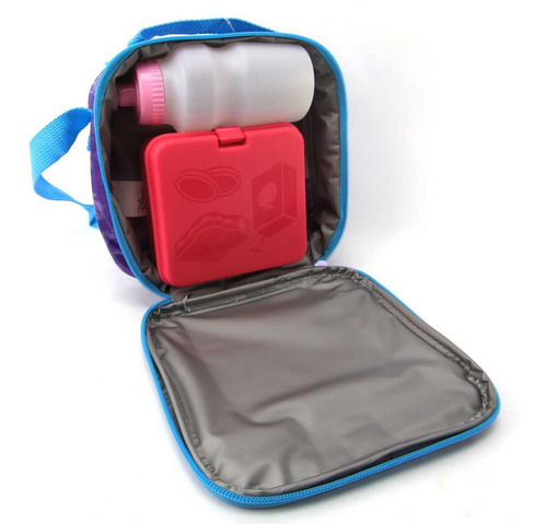 Imagem 6 de 10 de Mochila De Rodinha Frozen Lancheira E Estojo Dermiwil 37391