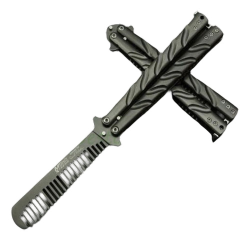 Nueva Práctica De Alta Calidad Balisong Metal Butterfly Entr