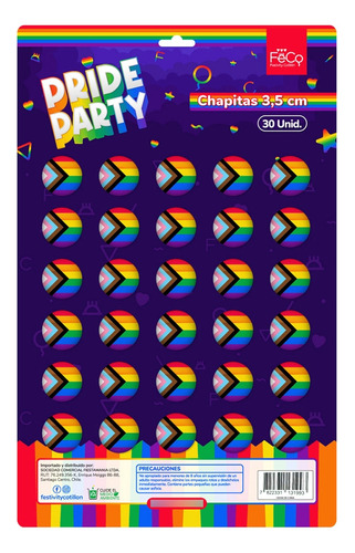 Pack 30 Unidades De Chapitas Pride Party Diversidad Lgbt