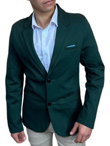 Saco Blazer Hombre Slimfit Casual Formal Traje Strech