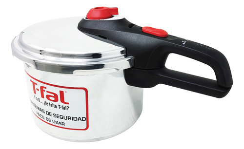 Olla De Presión Secure 6 Qt (5.7 L) Aluminio T-fal P2614632