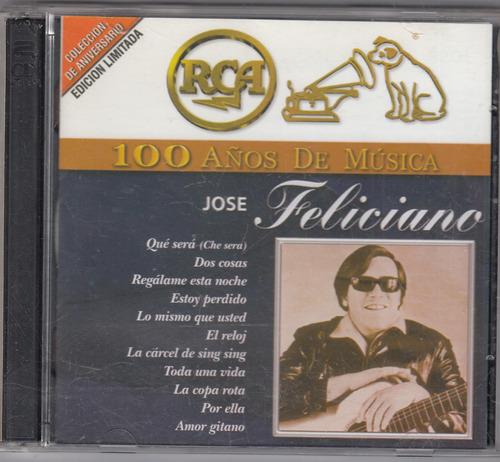 Jose Feliciano 100 Años  2 Cd´s Original Usado Qqf. Mz