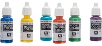 Comprar Combo Vallejo 6 Colores Set Para Pintar Maquetas Modelismo