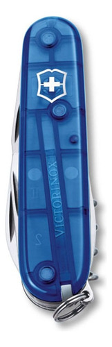 Cuchillo Victorinox Spartan azul translúcido de 12 funciones