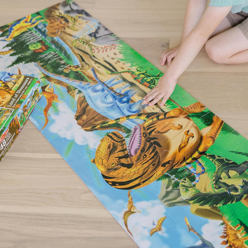 Rompecabezas De Suelo Melissa & Doug Land Of Dinosaurs (4...