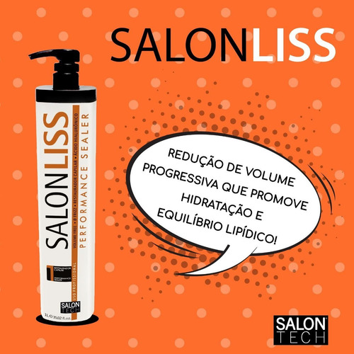 Kit Escova Progressiva Salonliss 1000 Ml 4 Und.