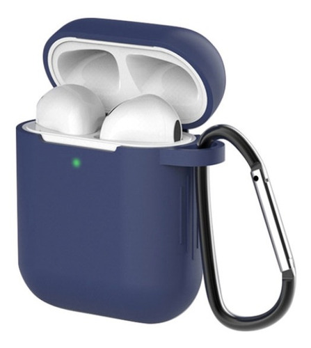 Capa De Silcione Para Apple AirPods 1/2 - Azul