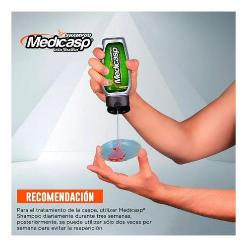 Shampoo Medicasp Antimicótico Anti Caspa 130 Ml