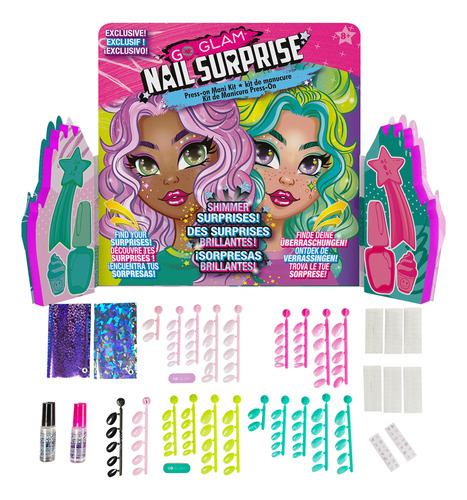 Cool Maker, Go Glam Nail Surprise Shimmer - Juego De Manicur