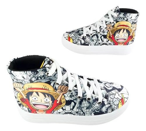 Tenis Monkey D. Luffy One Piece Personaje Anime 718-bop