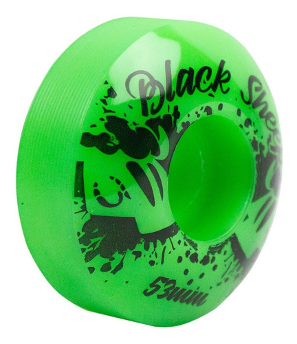 Imagem 4 de 7 de Rodinha Skate Black Sheep 97a 53mm E Rolamento Abec 9