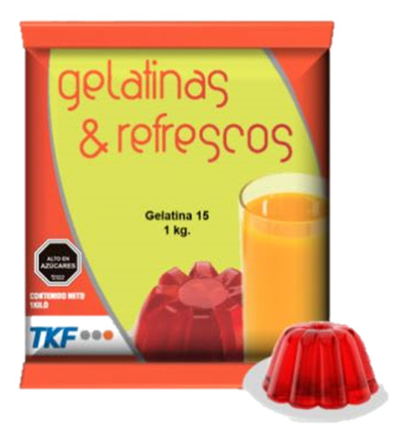 Gelatina Frutilla 1kg. Tkf (jalea)