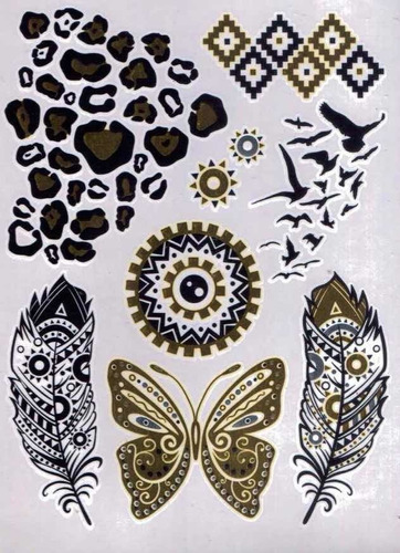 Golden Tattoos Tatuajes Temporales