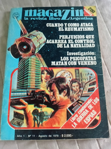 Lote 7 Revista/libro Magazine 1979 Tomos 7,8,10,11,13,14,23 (Usado)