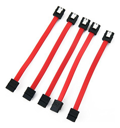 5 Pieza 5   (12,7 Cm) Corto Recto Sata Latching Cable