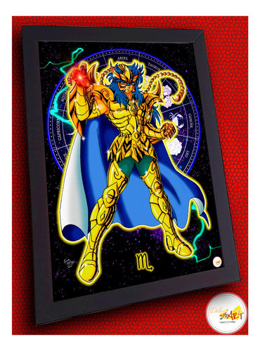 Imagen 8 de 10 de Cuadros Decorativos A4 (30x20cm) Saint Seiya - Dibujart