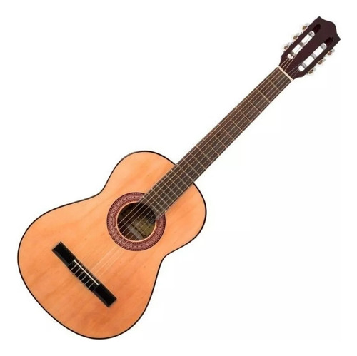 Guitarra Criolla Gracia M 5 Mediana Viajera 3/4 Marrón Claro