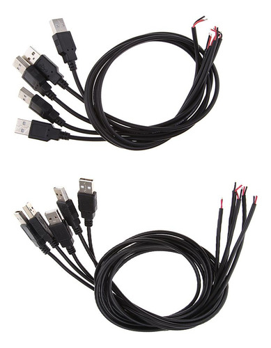 Cable De Carga Usb De Bricolaje 6 Piezas