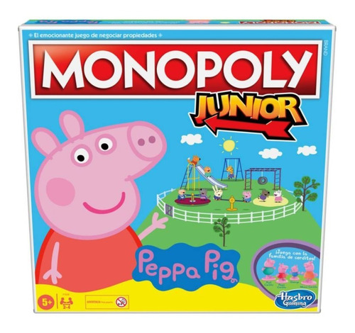 Monopoly Junior Peppa Pig Juego De Mesa Hasbro