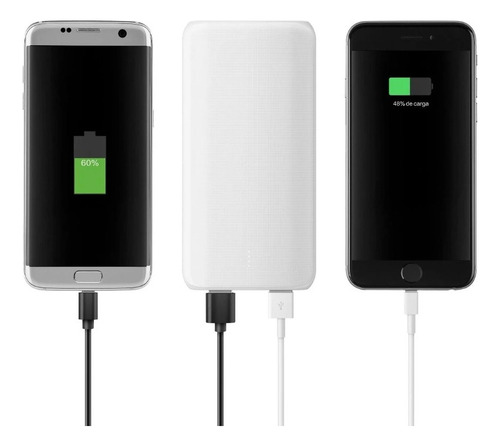 Power Bank De 10,000 Mah 18w Turbo Charge Usb Y Usb Tipo C
