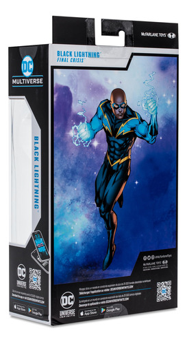 Boneco De Ação Mcfarlane Toys Dc Multiverse Black Lightning