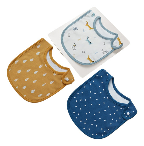 Toalla De Algodón Con Forma De Babero Para Bebés Con Dibujos
